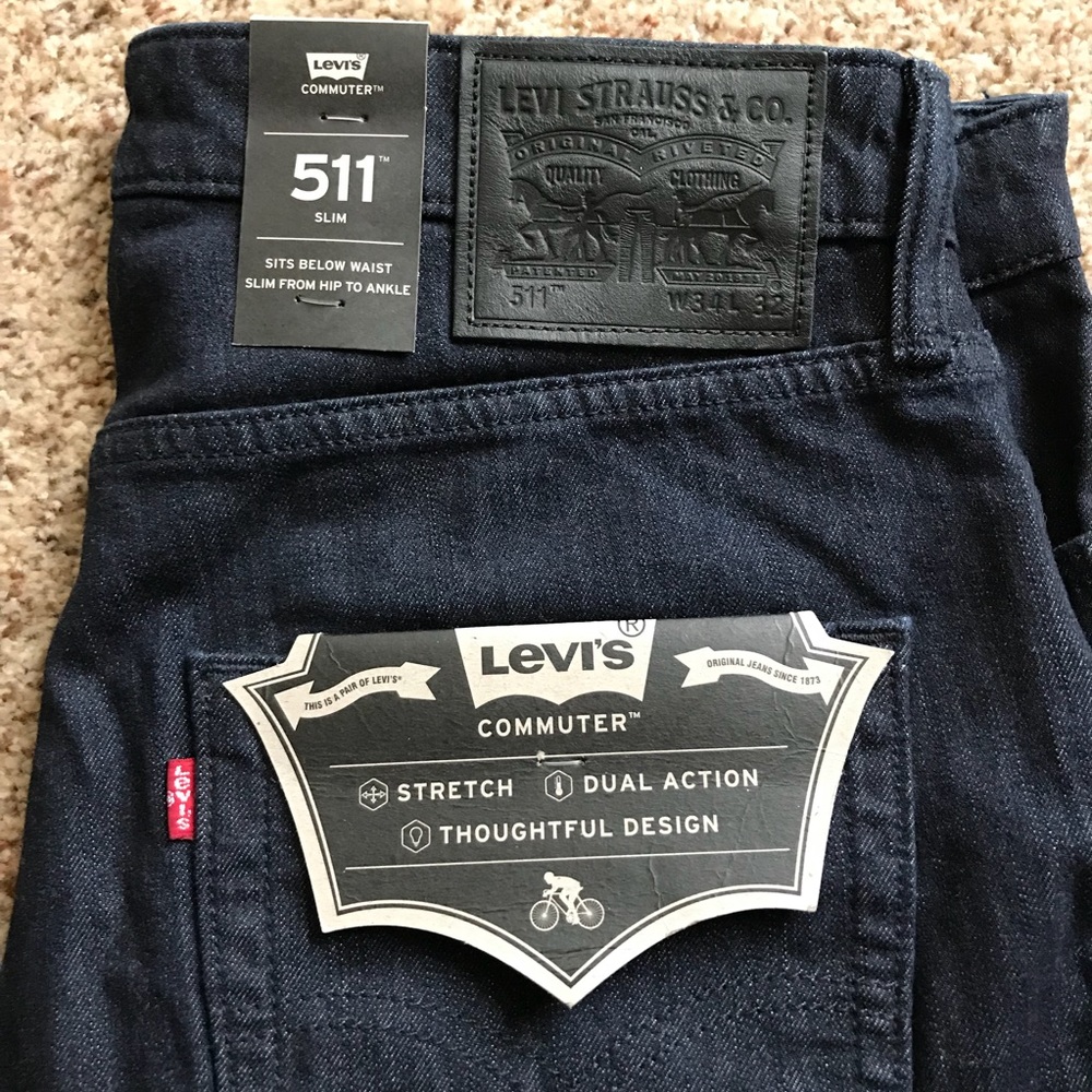 NWT Levi’s 511 Slim Fit Commuter Jeans